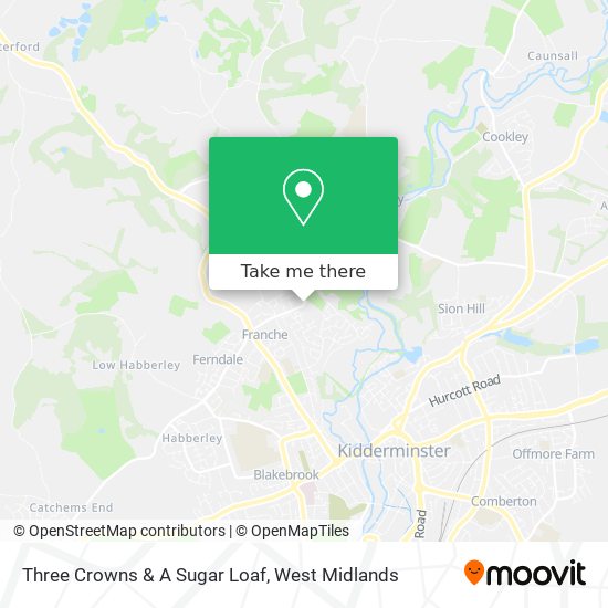 Three Crowns & A Sugar Loaf map