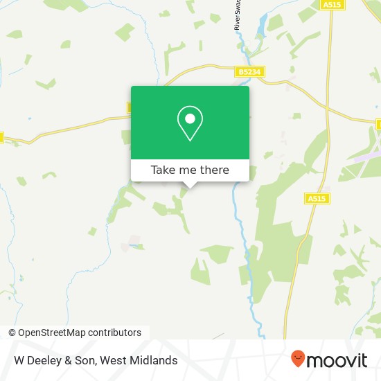 W Deeley & Son map