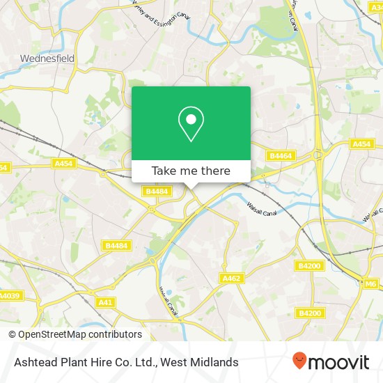 Ashtead Plant Hire Co. Ltd. map