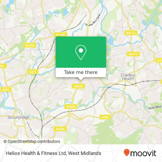 Helios Health & Fitness Ltd map
