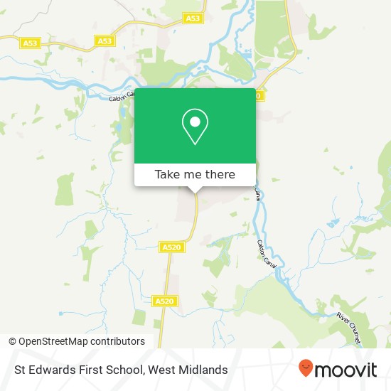 St Edwards First School map