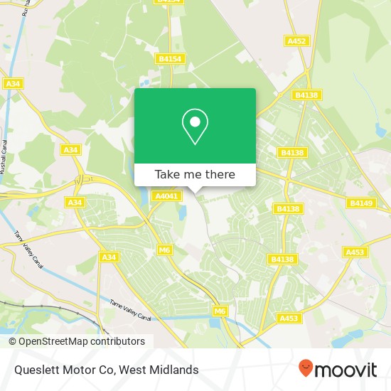 Queslett Motor Co map