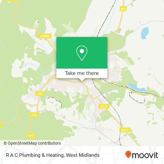 R A C Plumbing & Heating map