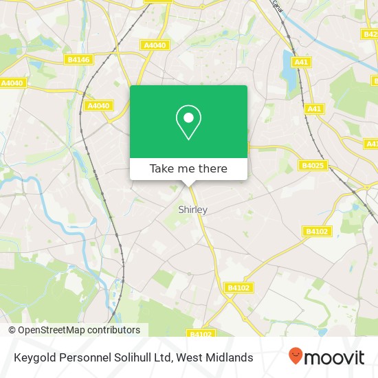 Keygold Personnel Solihull Ltd map