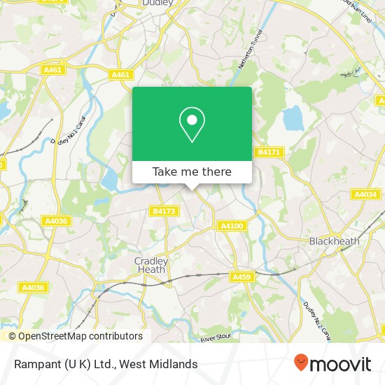 Rampant (U K) Ltd. map