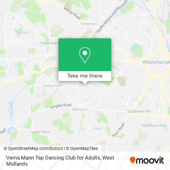 Verna Mann Tap Dancing Club for Adults map