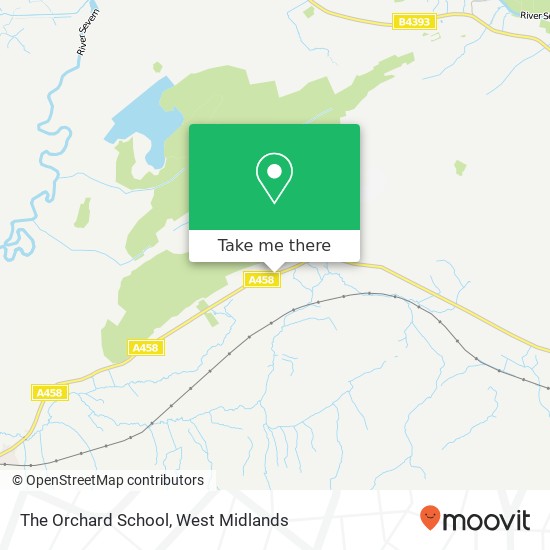 The Orchard School map