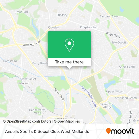 Ansells Sports & Social Club map