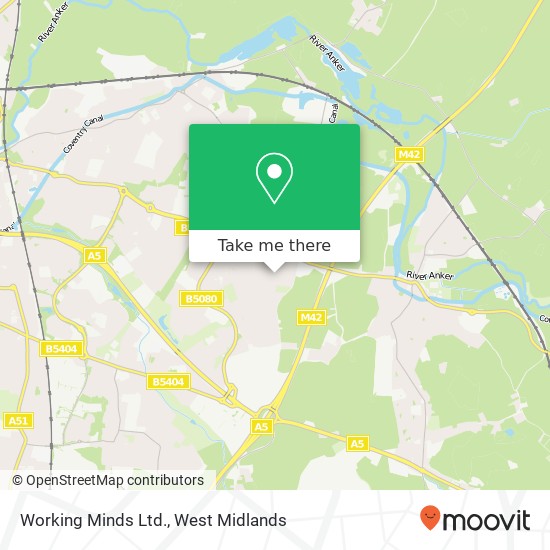 Working Minds Ltd. map