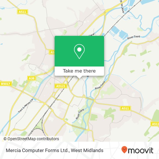 Mercia Computer Forms Ltd. map