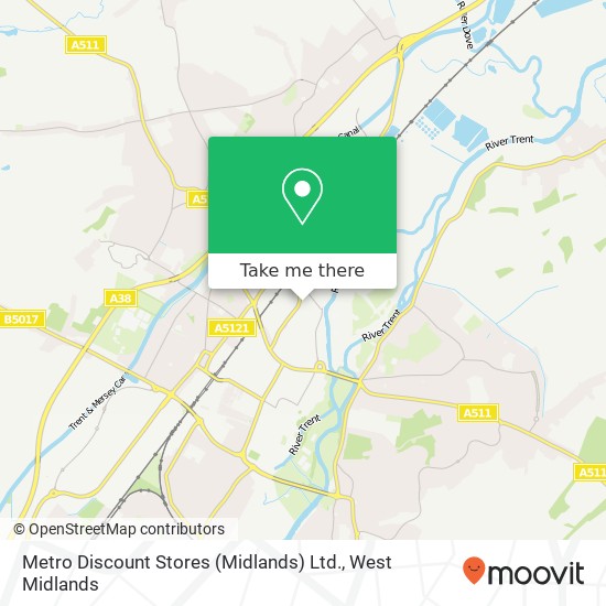 Metro Discount Stores (Midlands) Ltd. map