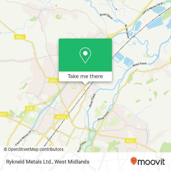 Rykneld Metals Ltd. map