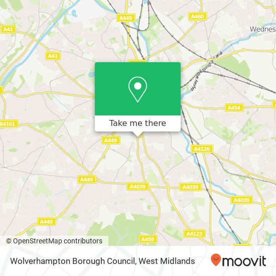 Wolverhampton Borough Council map