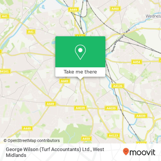 George Wilson (Turf Accountants) Ltd. map