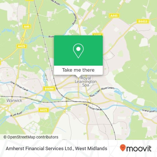 Amherst Financial Services Ltd. map