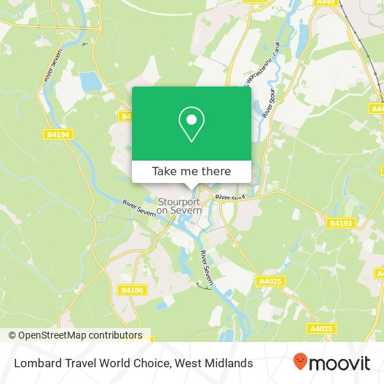 Lombard Travel World Choice map