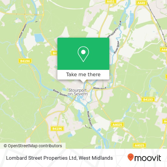Lombard Street Properties Ltd map