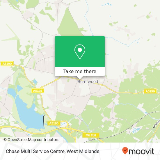 Chase Multi Service Centre map