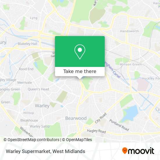 Warley Supermarket map