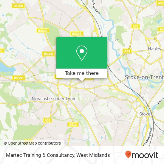 Martec Training & Consultancy map