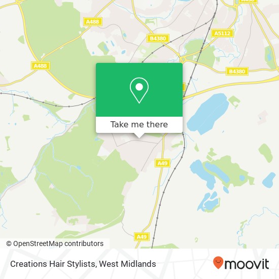 Creations Hair Stylists map