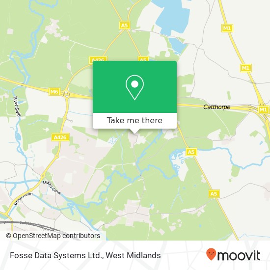 Fosse Data Systems Ltd. map