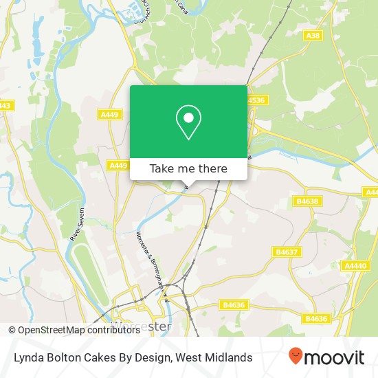 Lynda Bolton Cakes By Design map