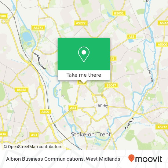 Albion Business Communications map