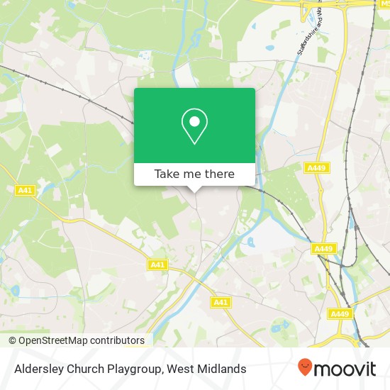 Aldersley Church Playgroup map