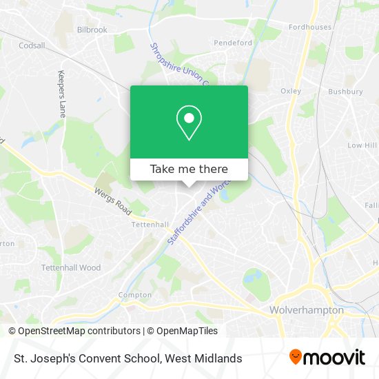 St. Joseph's Convent School map