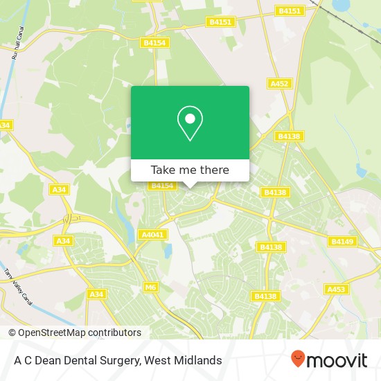 A C Dean Dental Surgery map