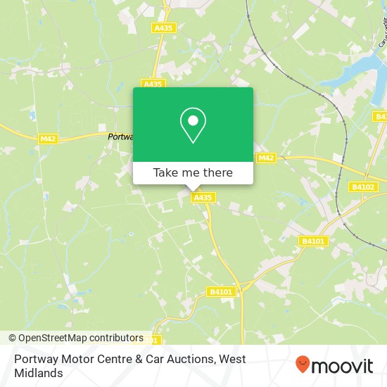 Portway Motor Centre & Car Auctions map