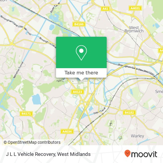 J L L Vehicle Recovery map