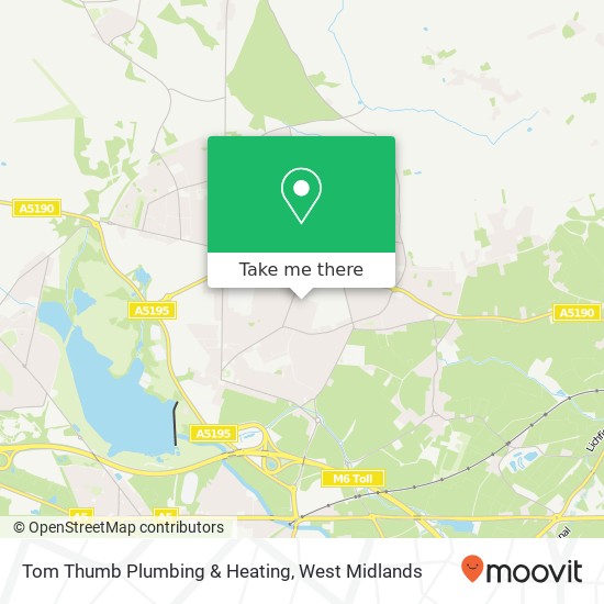 Tom Thumb Plumbing & Heating map