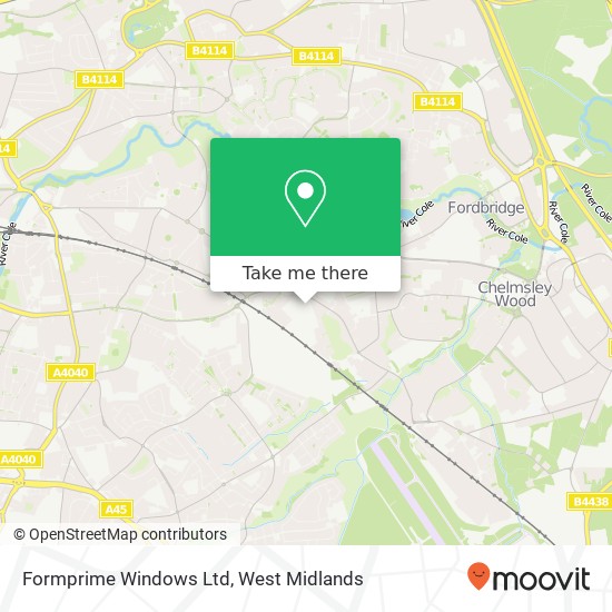 Formprime Windows Ltd map