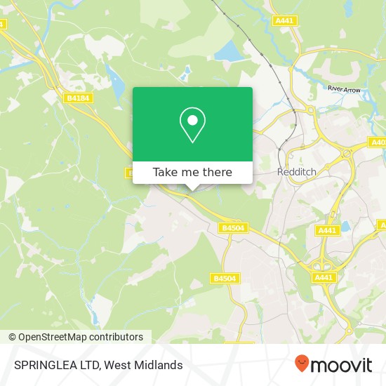 SPRINGLEA LTD map