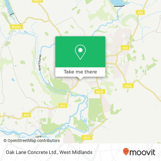 Oak Lane Concrete Ltd. map