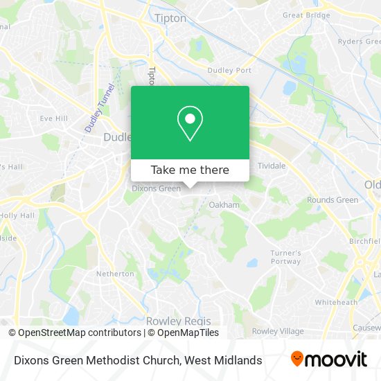 Dixons Green Methodist Church map