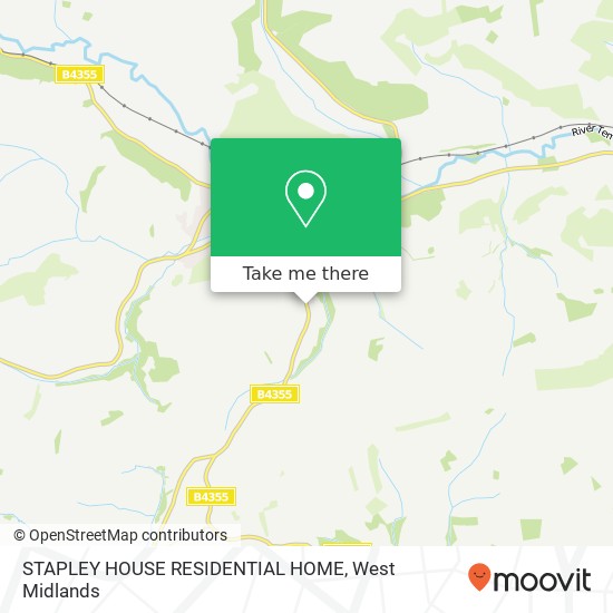 STAPLEY HOUSE RESIDENTIAL HOME map