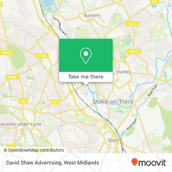 David Shaw Advertising map