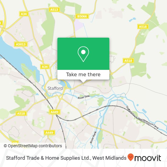 Stafford Trade & Home Supplies Ltd. map