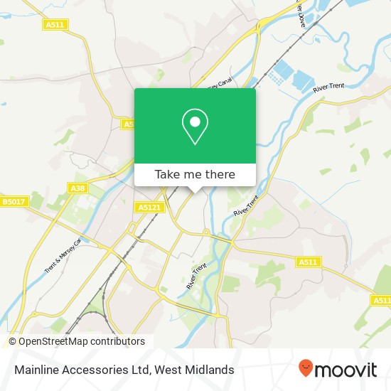 Mainline Accessories Ltd map