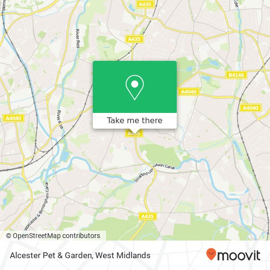 Alcester Pet & Garden map