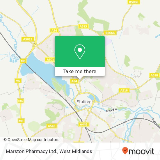 Marston Pharmacy Ltd. map