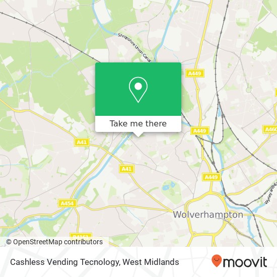 Cashless Vending Tecnology map