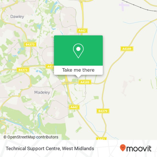 Technical Support Centre map