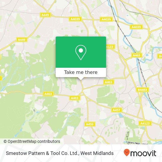 Smestow Pattern & Tool Co. Ltd. map