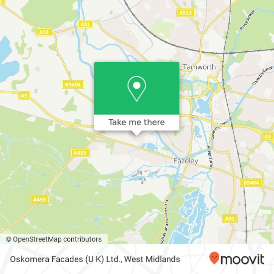 Oskomera Facades (U K) Ltd. map