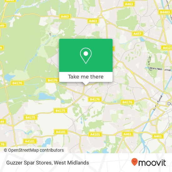 Guzzer Spar Stores map