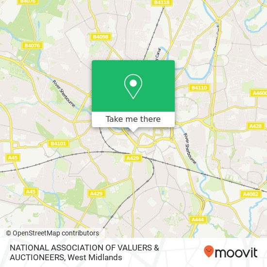 NATIONAL ASSOCIATION OF VALUERS & AUCTIONEERS map